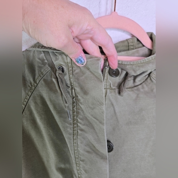 Madewell Brimfield khaki hooded army utility jacket - Picture 6 of 15